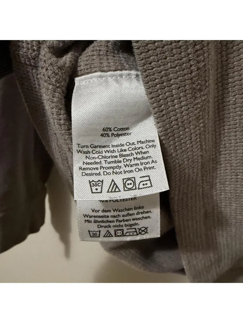 Eddie Bauer Thermal Waffle Knit Long Sleeve Shirt